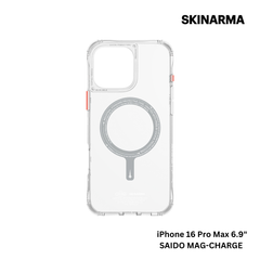 Skinarma iPhone 16 Pro Max 6.9" Saido Mag-Charge Case - Clear