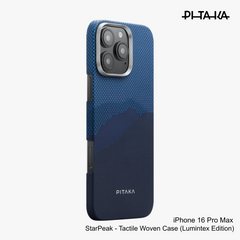 PITAKA - iPhone 16 Pro Max Case ( StarPeak Luminous ) - Over the Horizon