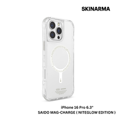 Skinarma iPhone 16 Pro 6.3" Saido Mag-Charge Case - NiteGlow Edition