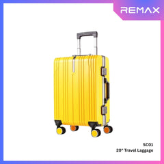 REMAX - RL-SCO1 Journey Series Aluminium Frame Travel Luggage ( 20' ) - Yellow