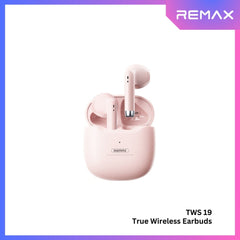REMAX TWS-19 Marshmallow Series Wireless Bluetooth Earbuds - Pink