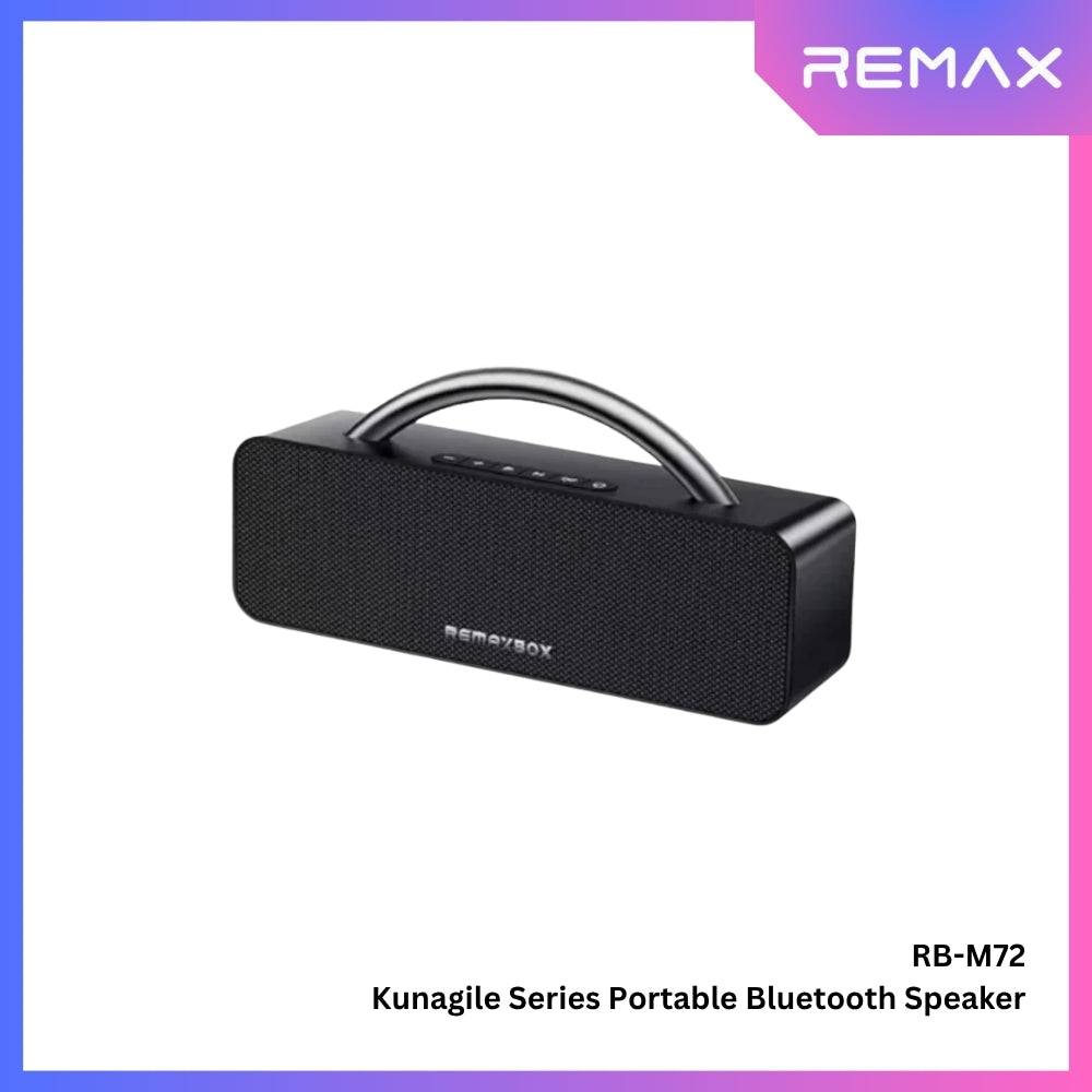 REMAX - RB-M72 Kunagile Series Portable Wireless Speaker (20W) - Black