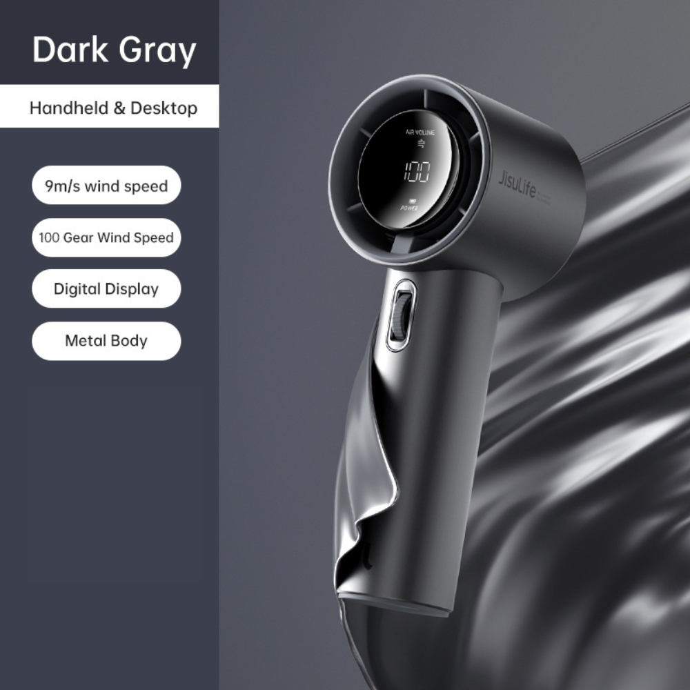 JisuLife - Handheld Fan Pro 1 ( 3600mAh ) - Grey Blue