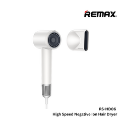 REMAX - RS-HD06 High Speed Negative ION Hair Dryer - White