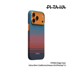 PITAKA - iPhone 17 Pro Max Case ( Ultra-Slim California Dream-03 (PitaTap™) )