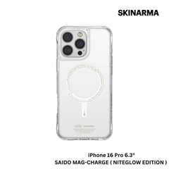 Skinarma iPhone 16 Pro 6.3" Saido Mag-Charge Case - NiteGlow Edition