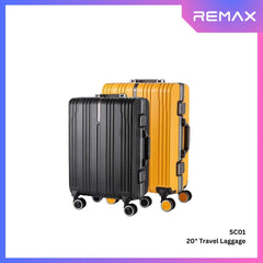 REMAX - RL-SCO1 Journey Series Aluminium Frame Travel Luggage ( 20' ) - Yellow