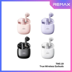 REMAX TWS-19 Marshmallow Series Wireless Bluetooth Earbuds - Pink