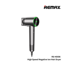 REMAX - RS-HD06 High Speed Negative ION Hair Dryer - Grey