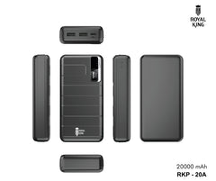 ROYAL KING - RKP-20A 20000mAh Super King II Series Power Bank ( 2A ) - White
