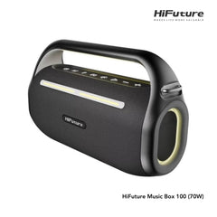 HiFuture - Music Box 100 Bluetooth Wireless Speaker ( 70W ) - Black