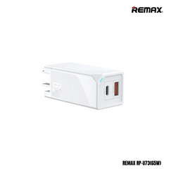 REMAX RP-U73 King Series Multi Compatible Fast Charger(65W)(PD+QC) - White