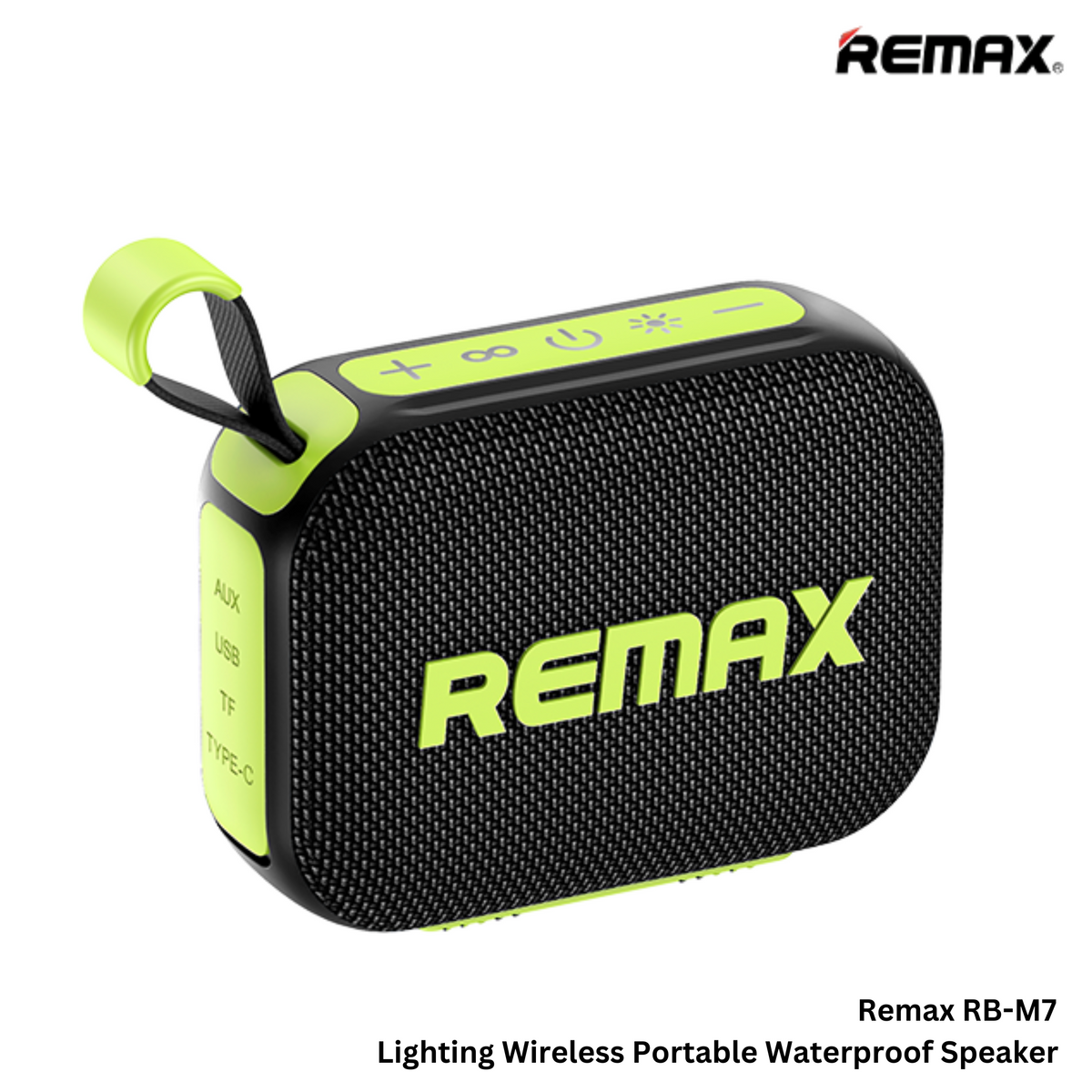 REMAX - RB-M7 Lighting Wireless Portable Bluetooth Speaker - Black