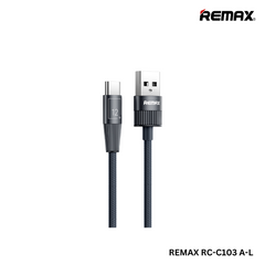 REMAX RC-C102i Infinity Series 2.4A Zinc Alloy Braided Fast Charging Data Cable For iPhone (1.2M)