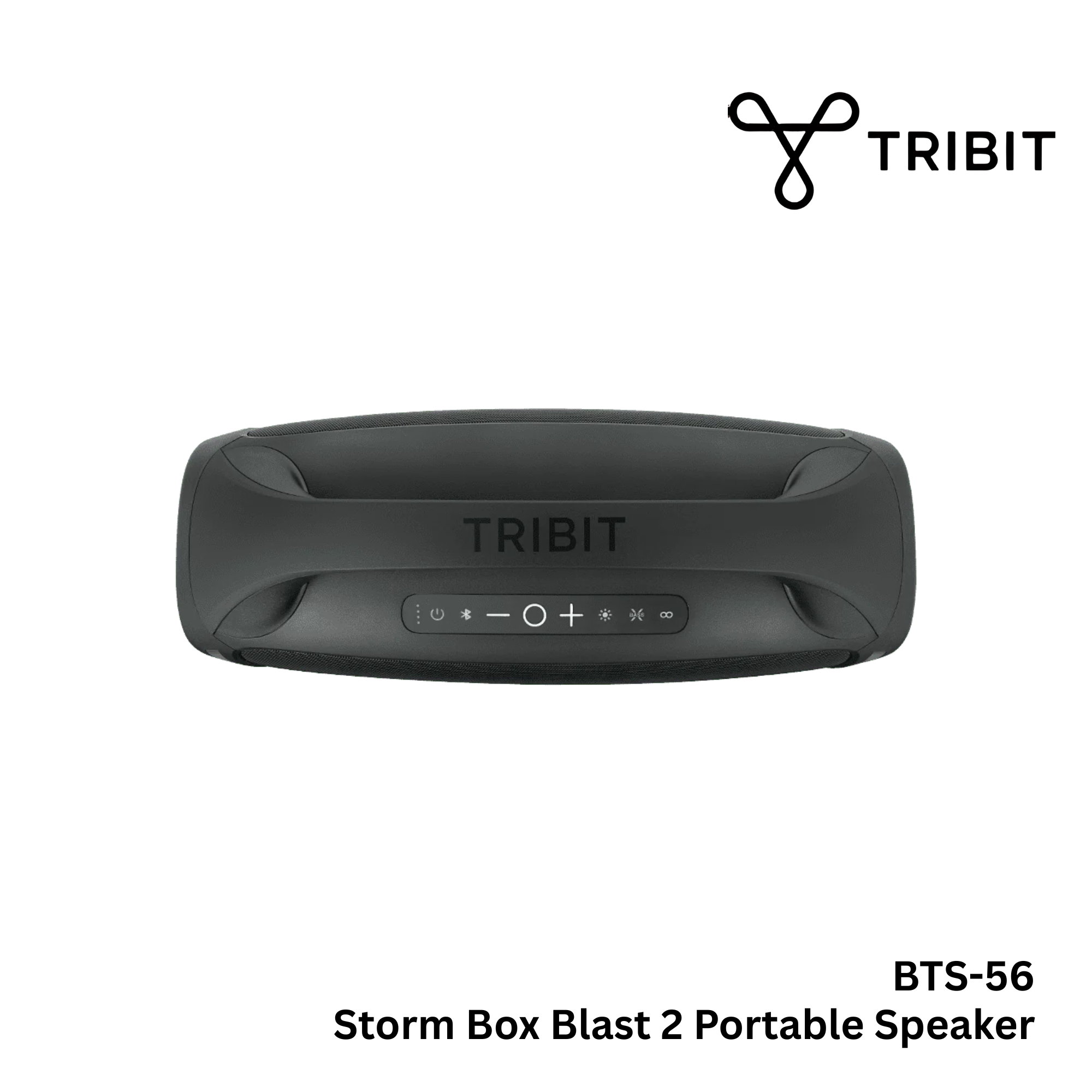 TRIBIT - BTS-56 Storm Box Blast 2 Portable Wireless Speaker - Black