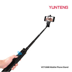 YUNTENG - VCT-1688 Stand Mobile Phone Holder - Black