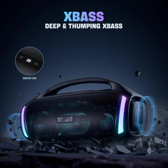 TRIBIT - BTS-56 Storm Box Blast 2 Portable Wireless Speaker - Black