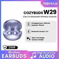 REMAX - Cozybuds W29 Clip-On Bluetooth Wireless Earbuds