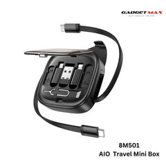 GADGET MAX - 8M501 AIO Travel Essential Kit - Black