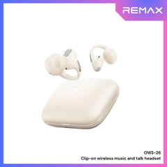 REMAX - OWS-26 Clip-on wireless music and talk WIreless Earbuds - White