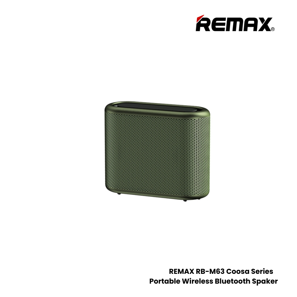 REMAX RB-M63 Coosa Series Portable Wireless Bluetooth Speaker - Green