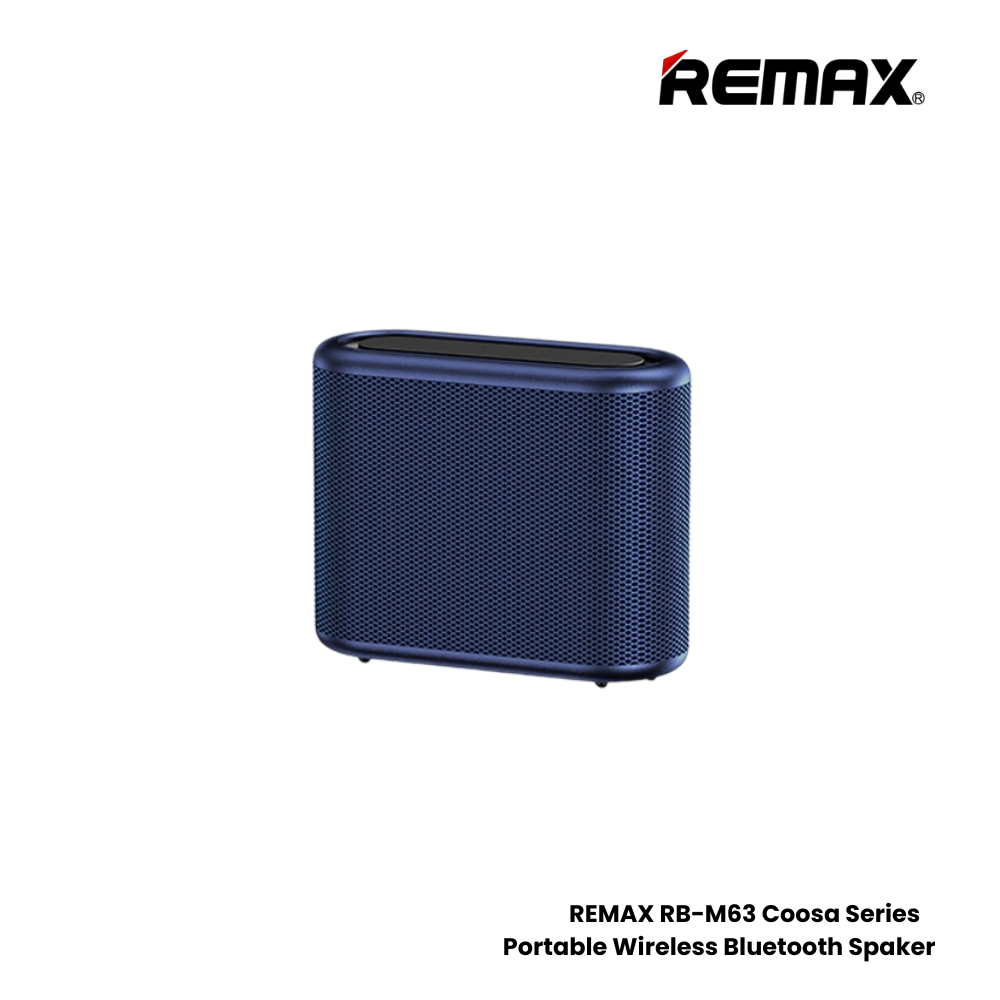 REMAX RB-M63 Coosa Series Portable Wireless Bluetooth Speaker - Blue