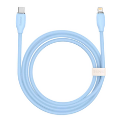 (Buy 1 Get 1) Baseus Jelly Liquid Silica Gel 20W Type-C to iPhone Fast Charging Data Cable (2M) - Blue