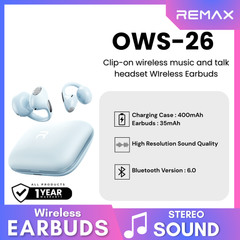 REMAX - OWS-26 Clip-on wireless music and talk WIreless Earbuds - Purple