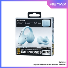 REMAX - OWS-26 Clip-on wireless music and talk WIreless Earbuds - Purple