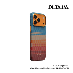 PITAKA - iPhone 18 Pro Case ( California Dream 01 Edge Case ) - Sunrise