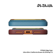 PITAKA - iPhone 18 Pro Case ( California Dream 01 Edge Case ) - Sunrise