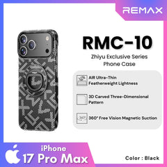 REMAX - RMC-10 iPhone 17 Pro Max Zhiyu Exclusive Series Phone Case - Black
