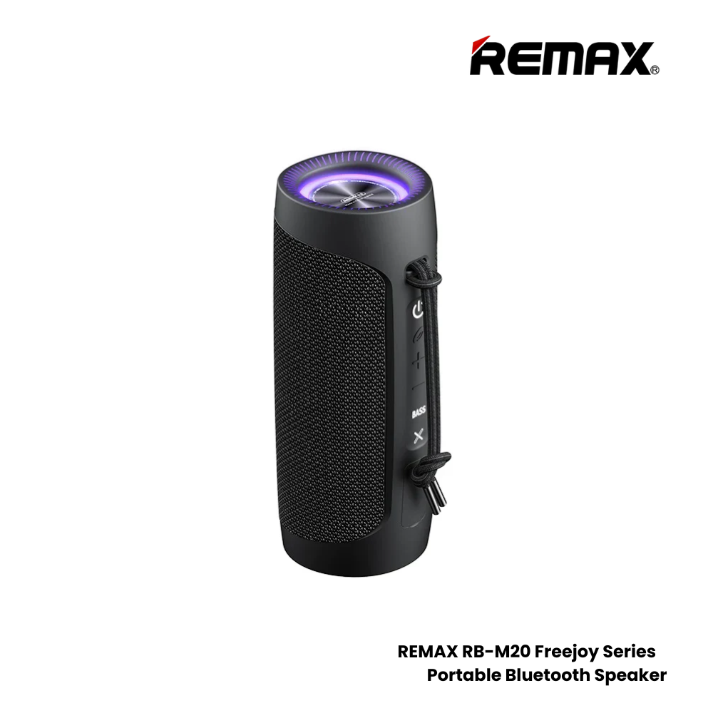 REMAX RB-M20 Freejoy Series Portable Wireless Bluetooth Speaker - Black