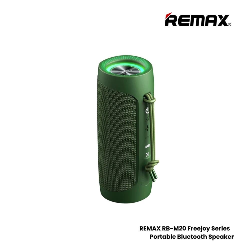 REMAX RB-M20 Freejoy Series Portable Wireless Bluetooth Speaker - Green