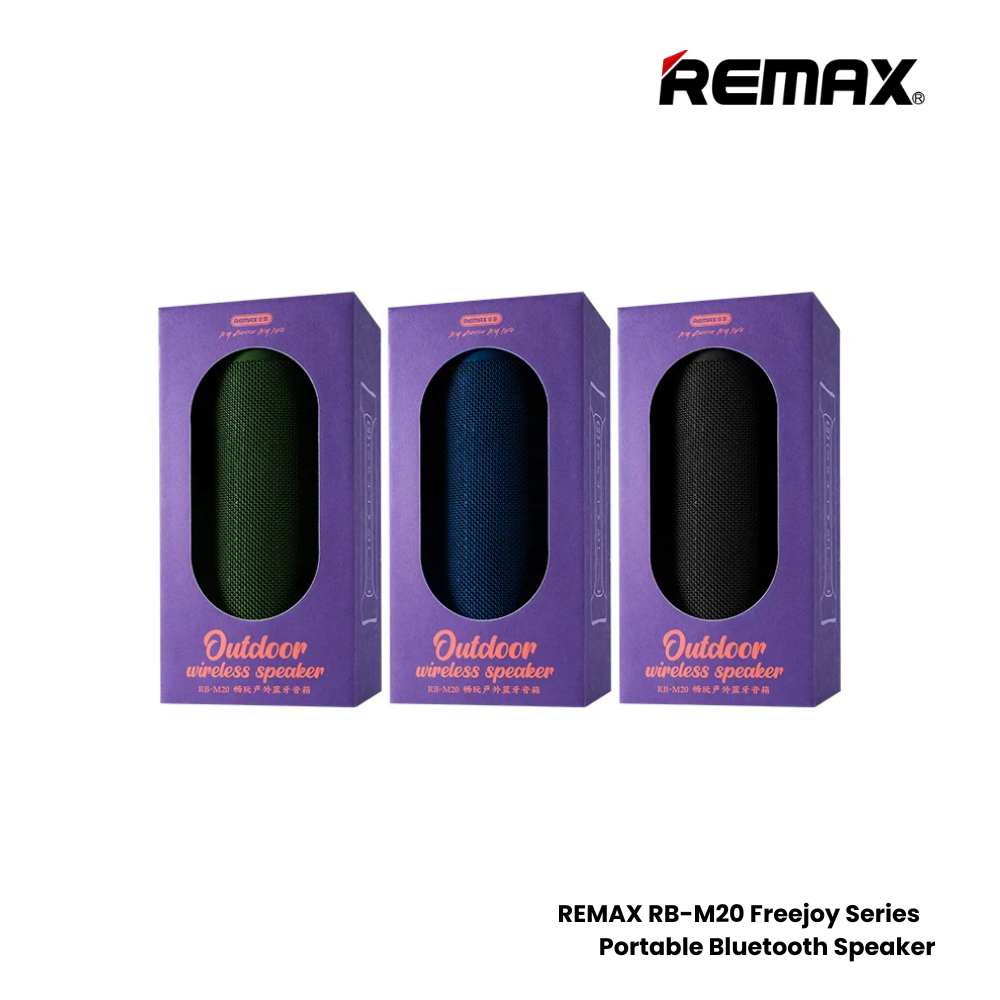 REMAX RB-M20 Freejoy Series Portable Wireless Bluetooth Speaker - Black