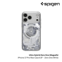 Spigen - Ultra Hybrid MagFit Zero One Case For iPhone 17 Pro Max - Zero One White