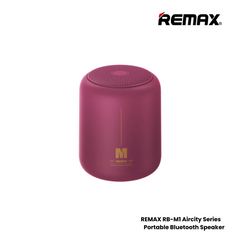 REMAX RB-M1 Aircity Series Portable Wireless Bluetooth Speaker - Red