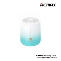 REMAX RB-M1 Aircity Series Portable Wireless Bluetooth Speaker - White Blue