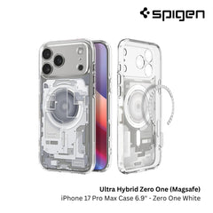 Spigen - Ultra Hybrid MagFit Zero One Case For iPhone 17 Pro Max - Zero One White