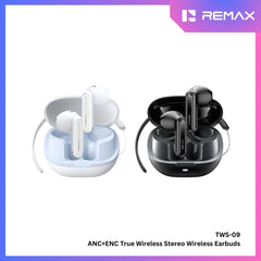 REMAX - TWS-09 ANC+ENC Stereo Bluetooth Wireless Earbuds - White