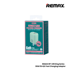 REMAX RP-U18 King Series 30W Gan Charger(PD +QC) - White