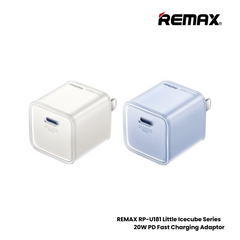 REMAX RP-U181 Little Icecube Series 20W Gan Charger (PD) - Blue