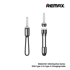 65W ( C to C )-REMAX RC-140A C-C Raython Series 65W Type-C to Type-C Fast Charging Data Cable - Tarnish