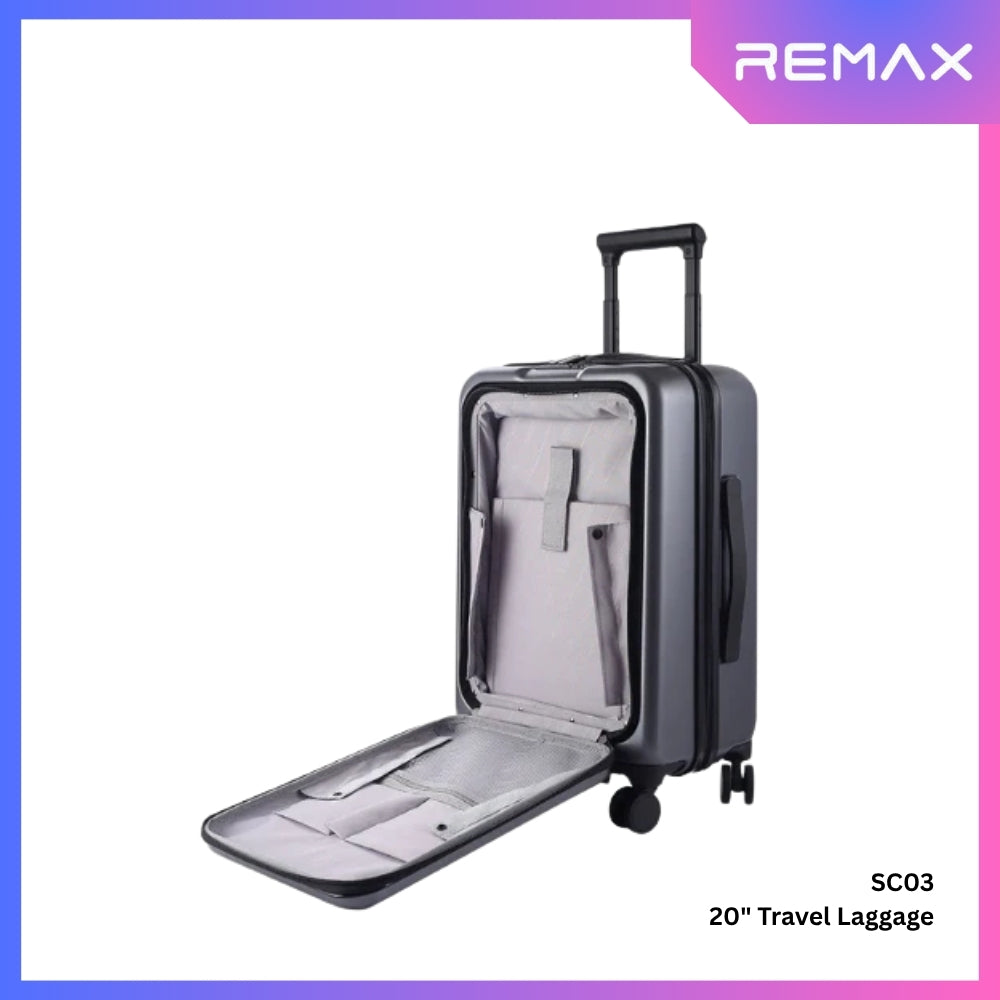 REMAX RL-SCO3 Travel Series Front Open Cover Travel Luggage ( 20' ) - Tarnish