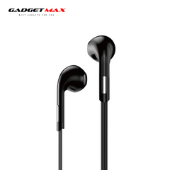 GADGET MAX GM06 CLEAR SOUND WIRED 3.5MM EARPHONE WITH MIC (1.2M) Wired Earphone - BLACK