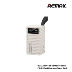 REMAX RPP-161 Container Series 50000mAh PD+QC Power Bank(PD 27W+ QC22.5W) - White