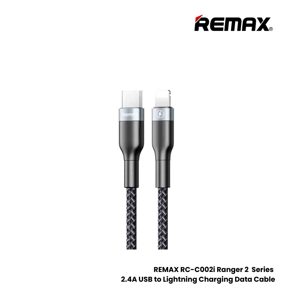 18W ( C to Lightning )-REMAX RC-009i C-L Sury 2 Series 20W Type-C to Lightning Fast Charging PD Charging Data Cable - Black