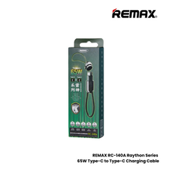 65W ( C to C )-REMAX RC-140A C-C Raython Series 65W Type-C to Type-C Fast Charging Data Cable - Tarnish