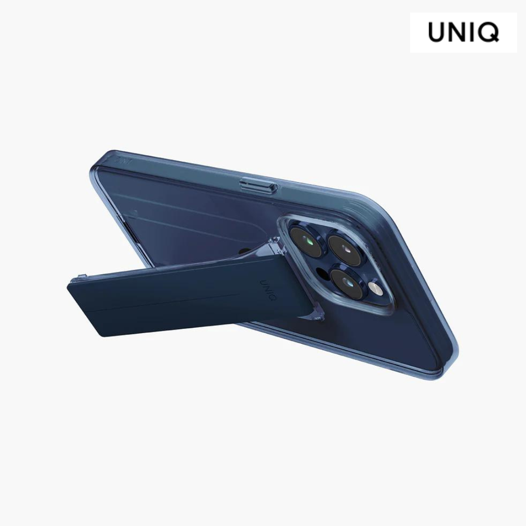 UNIQ iPhone 15 Pro Heldro Mount + Holder  Case - Deep Blue