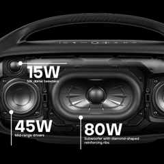 TRIBIT - BTS-56 Storm Box Blast 2 Portable Wireless Speaker - Black